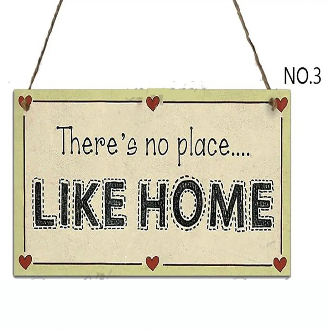 Practical Letter Print Wood Hanging Home Type-1-Type 16 Signs As Picture Decoration New Year Decor Navidad decoration | Дом и сад