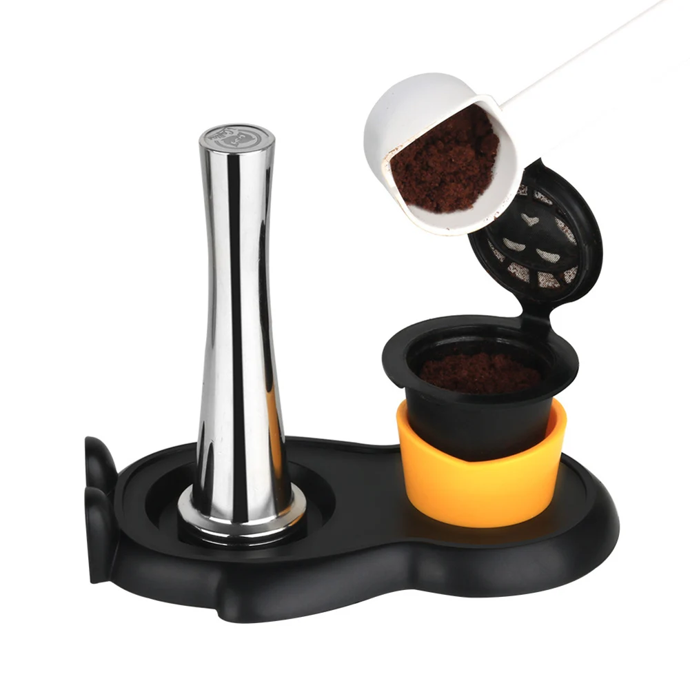 

Household Coffee Capsule Stabilization Base Capsule Filters Holder Tea Baskets Nespresso Powder Hammer Coffee Filter