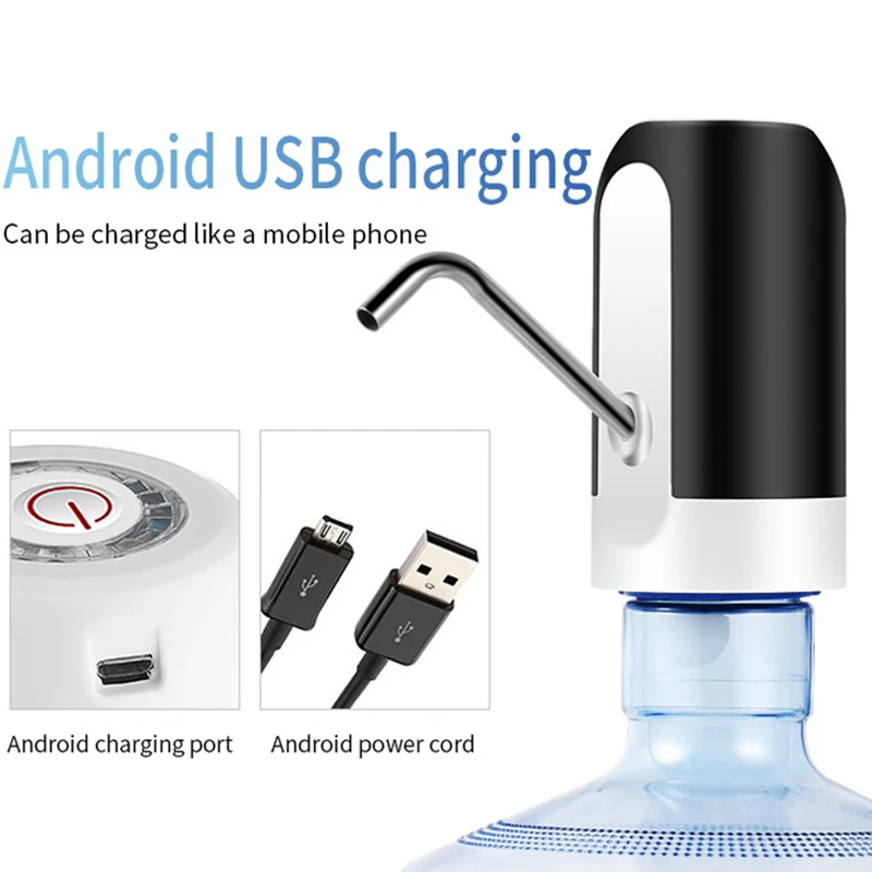 

Automatic Water Bottle Pump Mini Electric Barrel Water Dispenser USB Charger Auto Switch Portable Water Drinking Dispenser