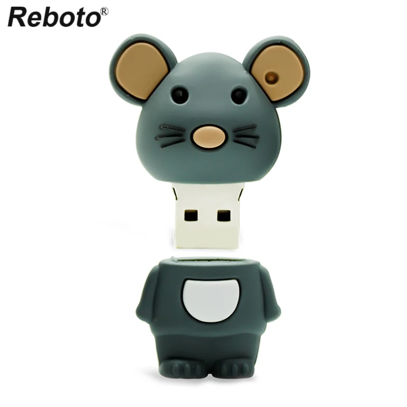 Retobo Pen Drive 4 ГБ 8 16 64 32 симпатичная мышь USB флэш накопитель карта памяти мини U диск 2