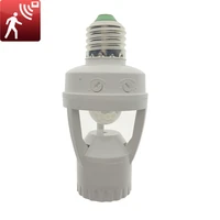 360%c2%b0 pir induction motion sensor ir human infrared detector e27 socket switch base led bulb light sensor lamp holder ac100 240v