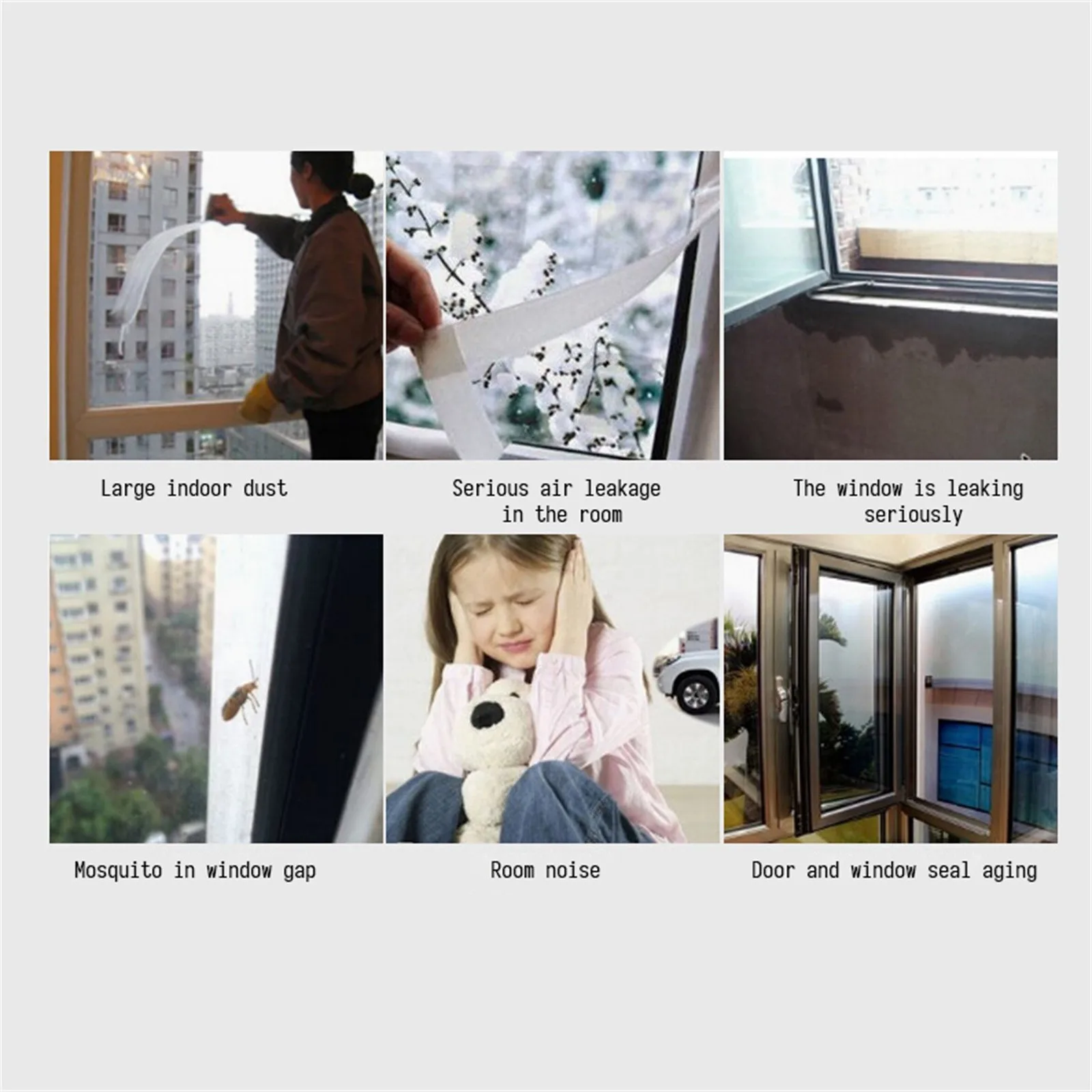 Прозрачная ветрозащитная уплотнительная полоса силиконовая Звукоизоляционная