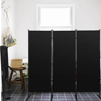 partition privacy fence bathroom curtain screen room divider 3 panels folding for home garden decor bedroom outdoor wind sunshad