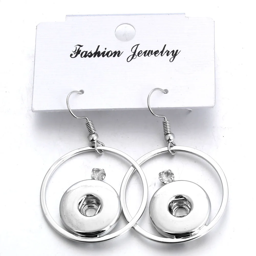 Новые серьги с кнопками 18 мм круглые Висячие для женщин подходят
