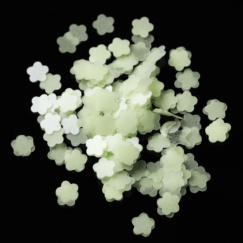 6 моделей/Сумка для ногтей блестки пластинки светятся в темноте светящаяся