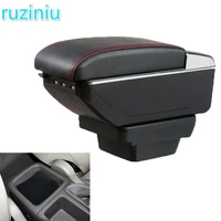 central store content box for chevrolet cruze 2015 2017 dual layer rotatable large space armrest box car interior accessories