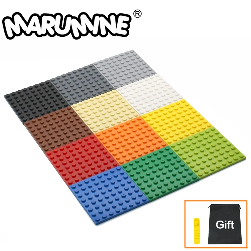 Пластина MARUMINE 8x8 частиц строительные блоки 64 точки для крепления на руке кирпичи