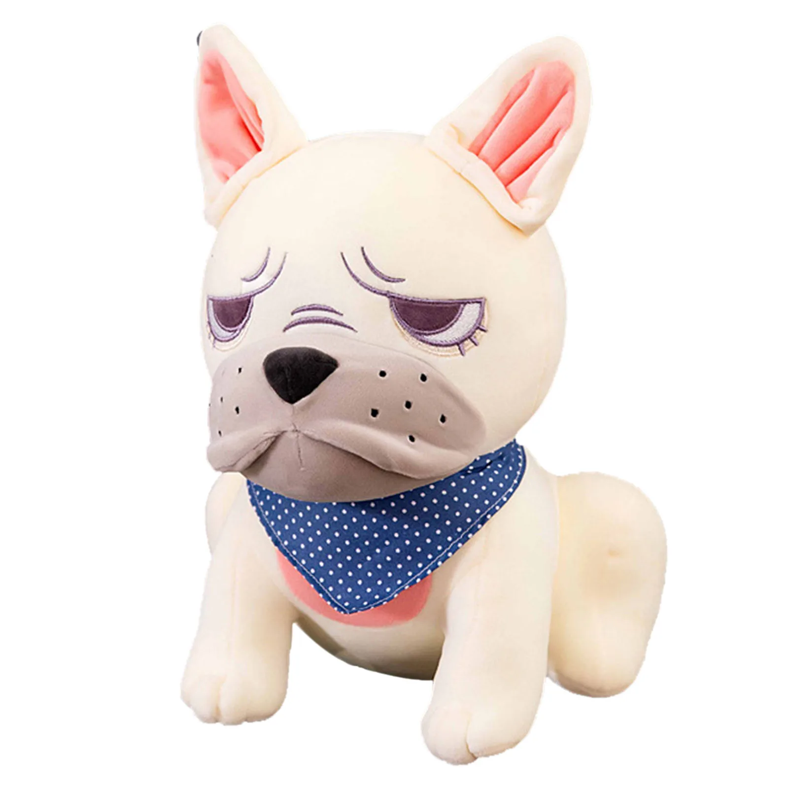 Плюшевая игрушка бульдог реалистичный Французский детская подушка подарок для