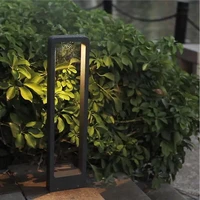 4PCS 15W COB Waterproof LED Garden Lawn Lamp Modern Aluminum Pillar Light Outdoor Courtyard villa landscape lawn bollards light