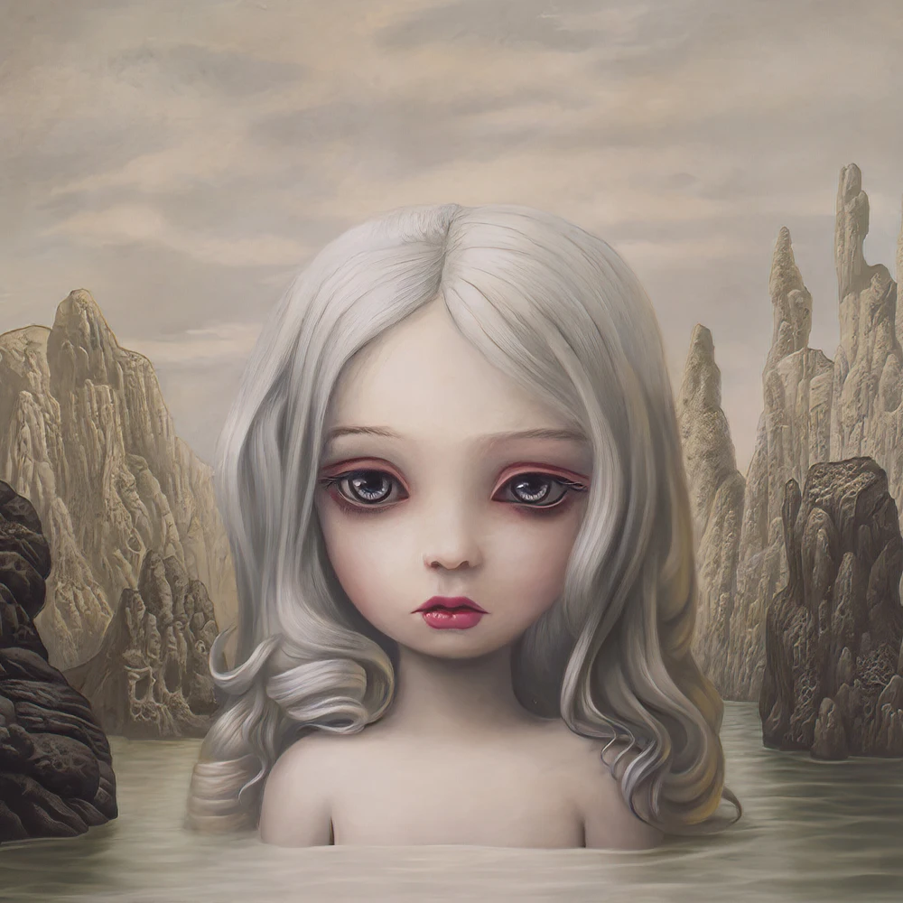 

Holover "Aurora"By Mark Ryden,Modern Canvas Oil Painting Childish & Weird Pop Art Poster Unframed Aesthetic Room Decor