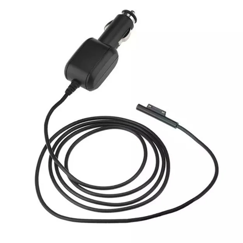 15V 3A Laptop Car Charger with Cable Portable and Quickly USB Output Power Charger Adapter Cable Surface Pro 7/6/5/4/3 images - 6
