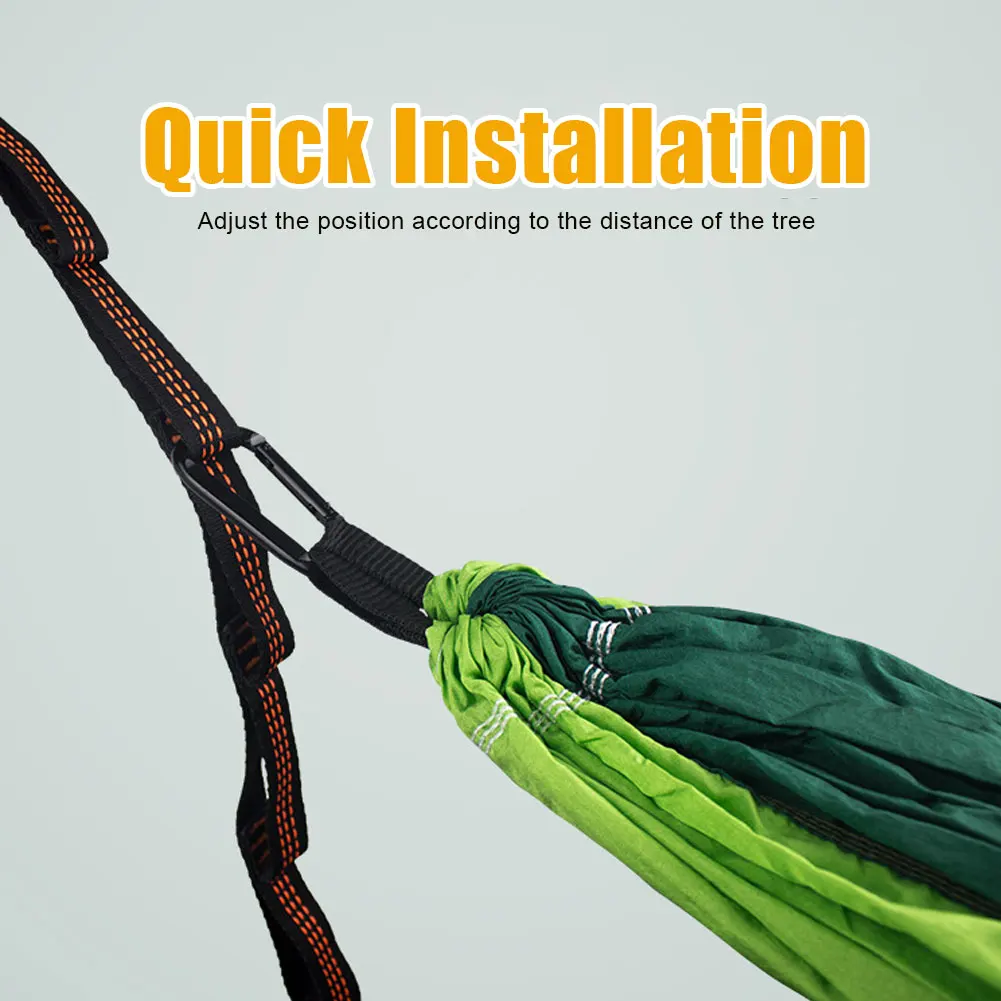 

2pcs Hammock Strap 200cm Tree Hanging Spare Part Outdoor Aerial Yoga 200KG Load Portable Outdoor Camping Hammock