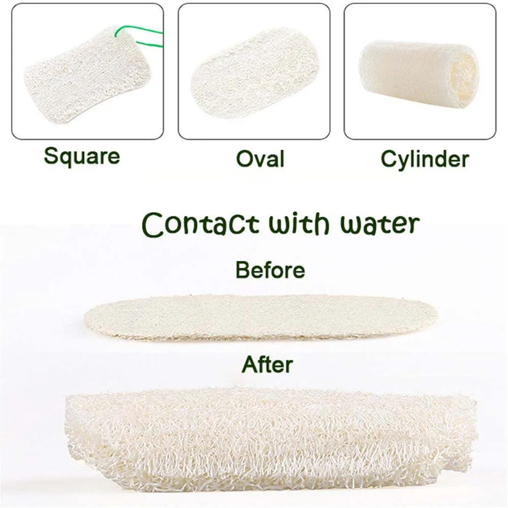 2 шт. анти Масляный натуральный луфа для мытья посуды тканевый мячик скраб коврик