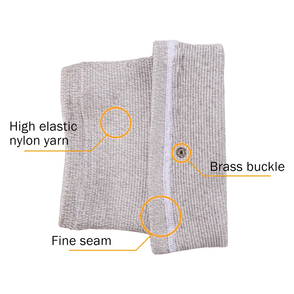 Проводящие наколенники Серебряное волокно наколенник для десятков блок EMS