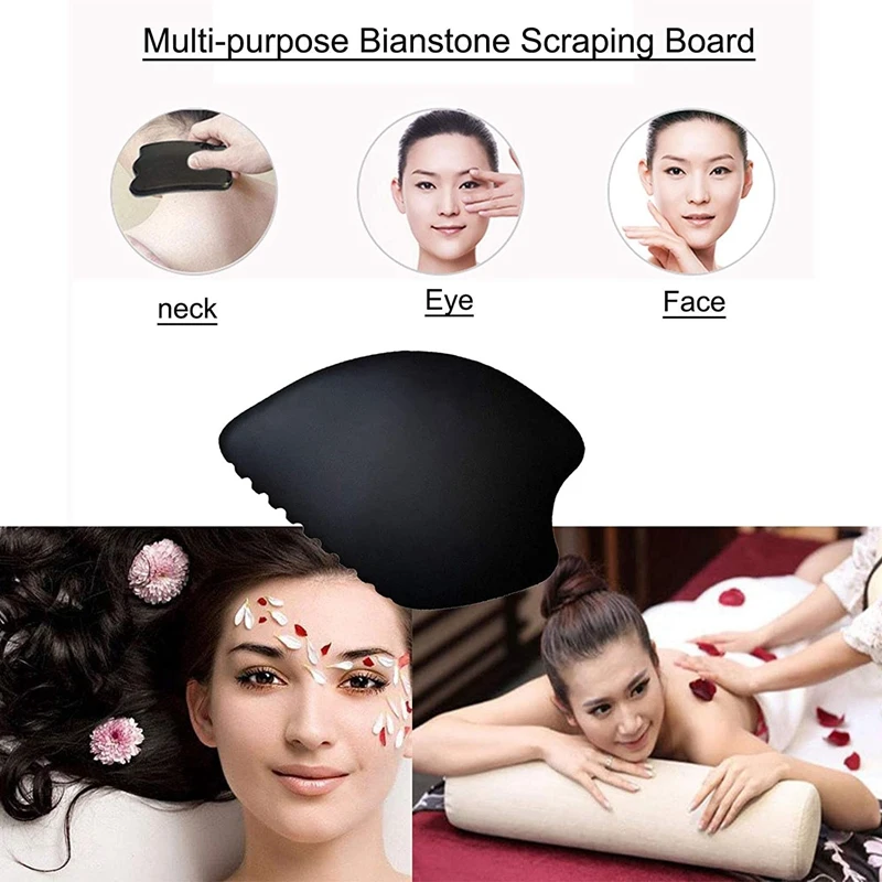 

Natural Jade Facial Beauty Scraping Massage Tools Firm Skin Care Face Gua Sha SPA Physical Therapy Roller