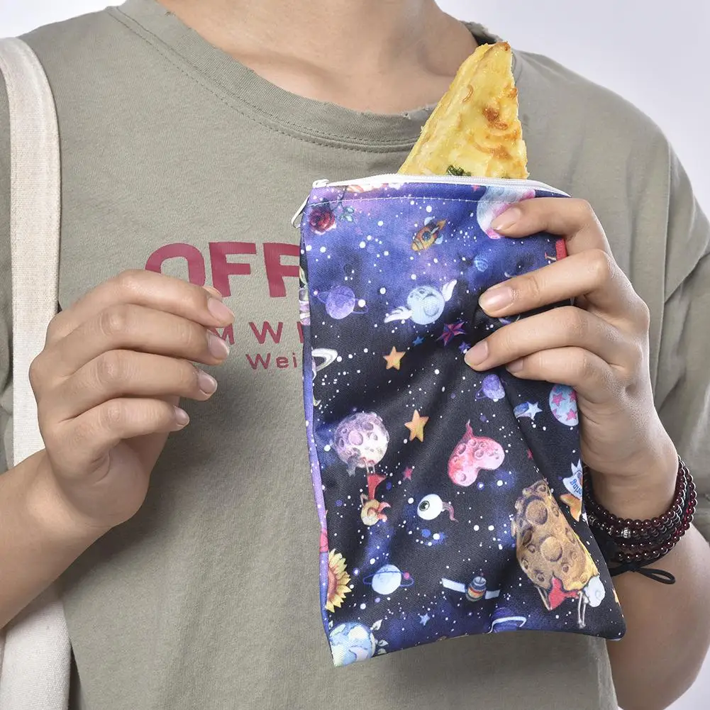 Многоразовые Пакеты для закусок 3 шт. водонепроницаемые пакеты сохранения