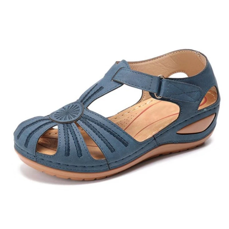 

Large Size Women's Shoes Hollow Out Sandals Non-slip Lightweight Comfortable Round Head All-match Sandals and Slippers Women