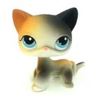 Очень редкая игрушка Lps из зоомагазина, стоячая коллекция, кошка с короткой шерстью, белая, розовая, черная, оранжевая, тигровая, кошка Lps, собака, Такса, колли
