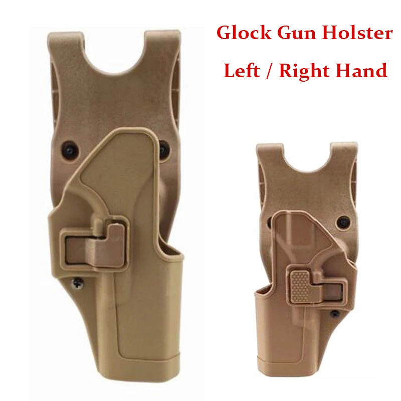 

New Type Glock Gun Holster Left / Right Hand Tactical Pistol Case for Glock 17 19 22 23 31 32 Gun Hunting Gun Belt Holster