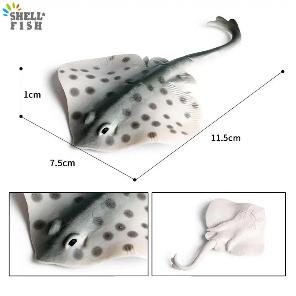 

Simulation Ocean Animals Action Figure Simulated Rajiformes Rays Sea Fish Model Toys Kids Eudcation Playing Xmas Gifts