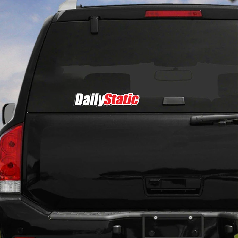 

DAILY STATIC JDM Stickers 8.5x2cm Window Bumper Car Decals Vinyl Car Accessories Decoration