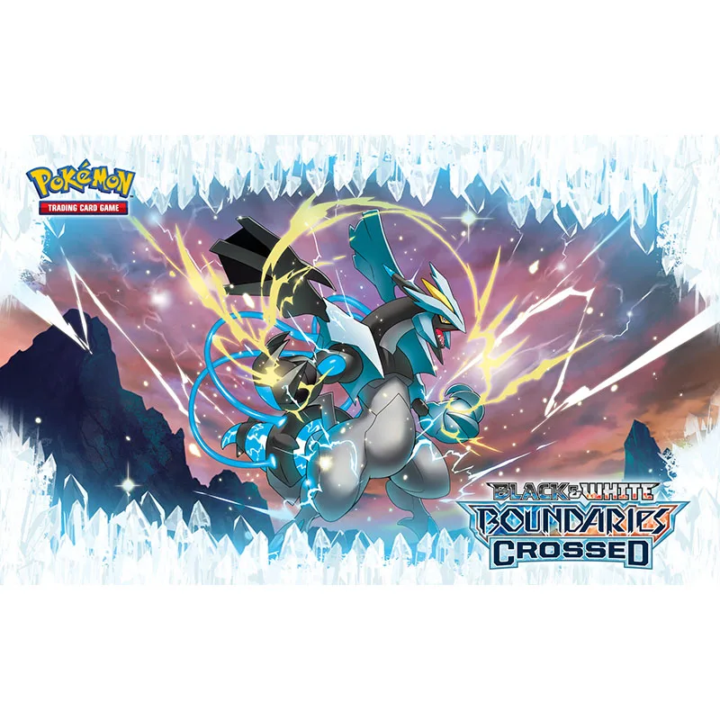 Takara Tomy Monsters Kyurem Dragons Exalted Board Mat Pokemon Trading Card Game Playmat TCG аксессуары резиновые коврики