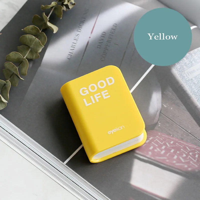 Чехол для контактных линз в форме книги чехол с зеркалом цветной глазные