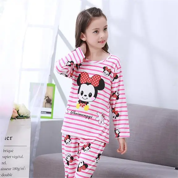 color at picture Новая детская одежда для сна для мальчиков зимние хлопковые комплекты для маленьких девочек Детская домашняя одежда, пижамы для мальчиков, детская одежда для сна, одежда для подростков, uy78 - Цвет: color at picture