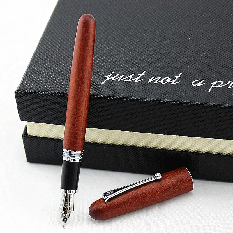 JINHAO 9035 авторучка, высокое качество, деловая деревянная ручка, Офисная коллекция, подарочная ручка, канцелярские принадлежности для школьников, студентов