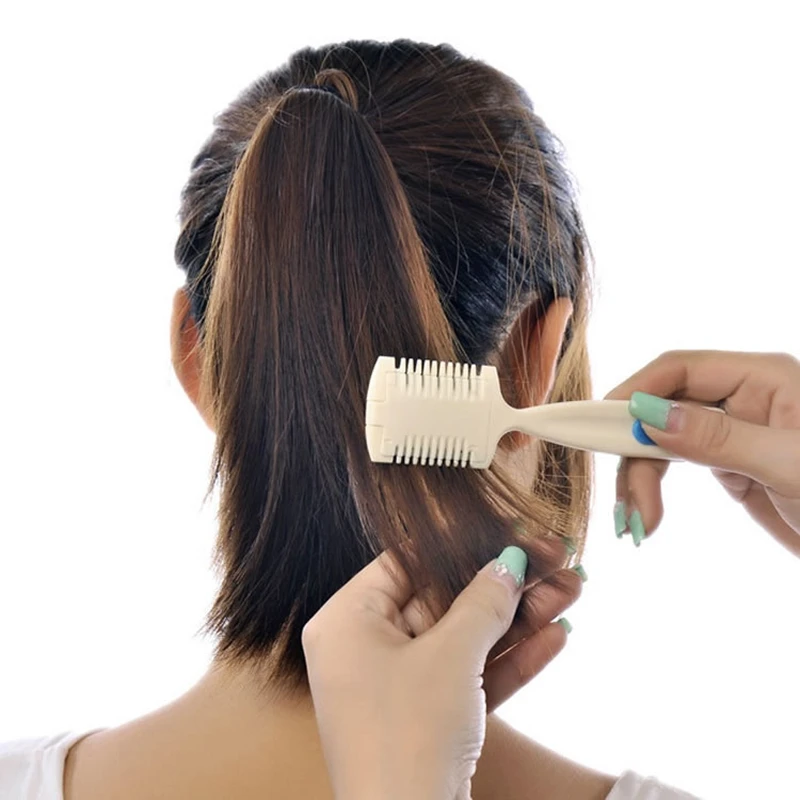 Полезный домашний триммер для стрижки волос бритва Расческа с лезвием