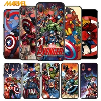 marvel avengers for samsung galaxy a9 a8 star a750 a7 a6 a5 a3 plus 2018 2017 2016 silicone black phone case soft cover