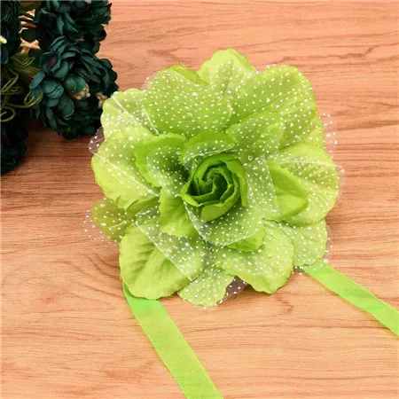 H 17 см пион штора с цветами клип-на галстук ленточная веревка украшение дома занавес s Backs Holdback Tieback держатель клип ткань цветочный# Nu - Цвет: H