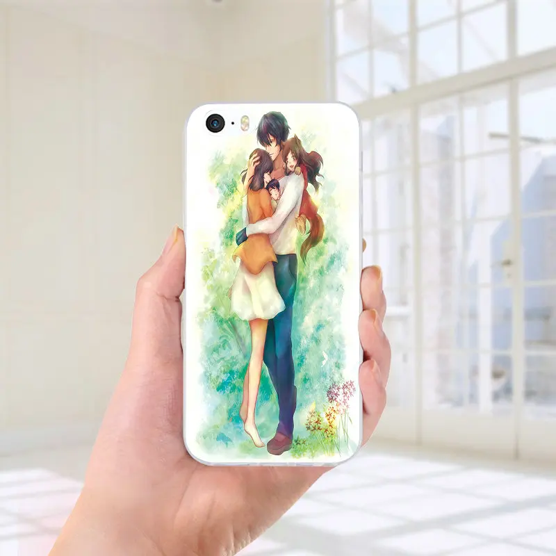 Детские мягкие силиконовые чехлы из ТПУ с изображением волка Yuki для iPhone 7 Plus 6 6S 6s 5