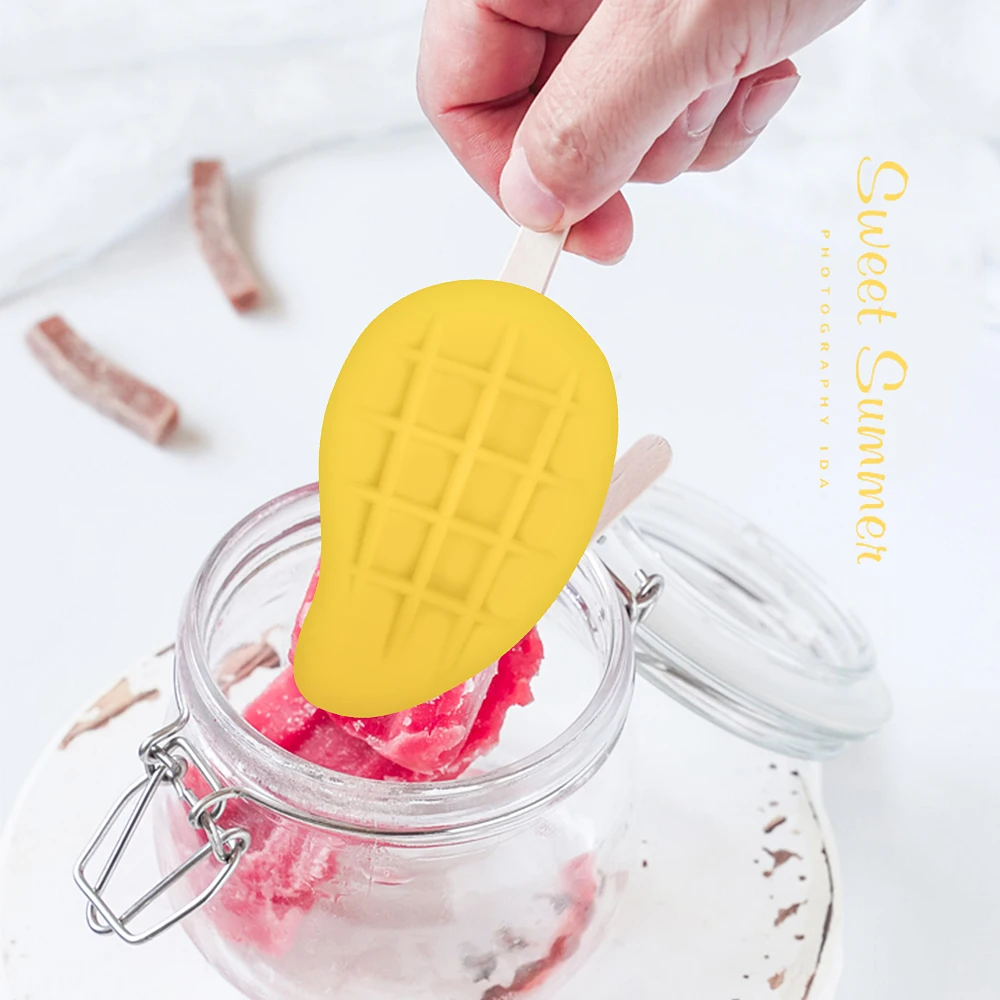 SILIKOLOVE 6Cavity DIY Grid Silicone Ice Cream Mold Popsicle Maker Frozen Cube Tray Mould Cake | Дом и сад