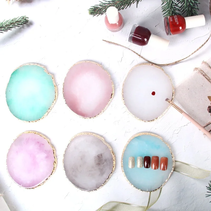 1 шт. круглая полимерная пластина для демонстрации ювелирных изделий Типсы