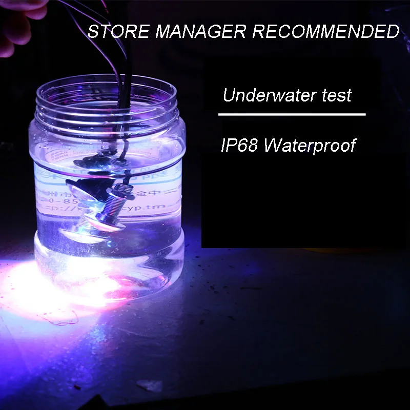 4 шт. светодиодный ЛОДКА светильник Водонепроницаемый внешний валик