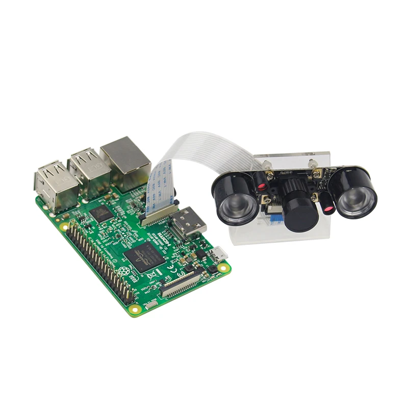 Модуль камеры 5MP для Raspberry Pi 4B/3B +/3B/2B Инфракрасная камера ночного видения 1080P с