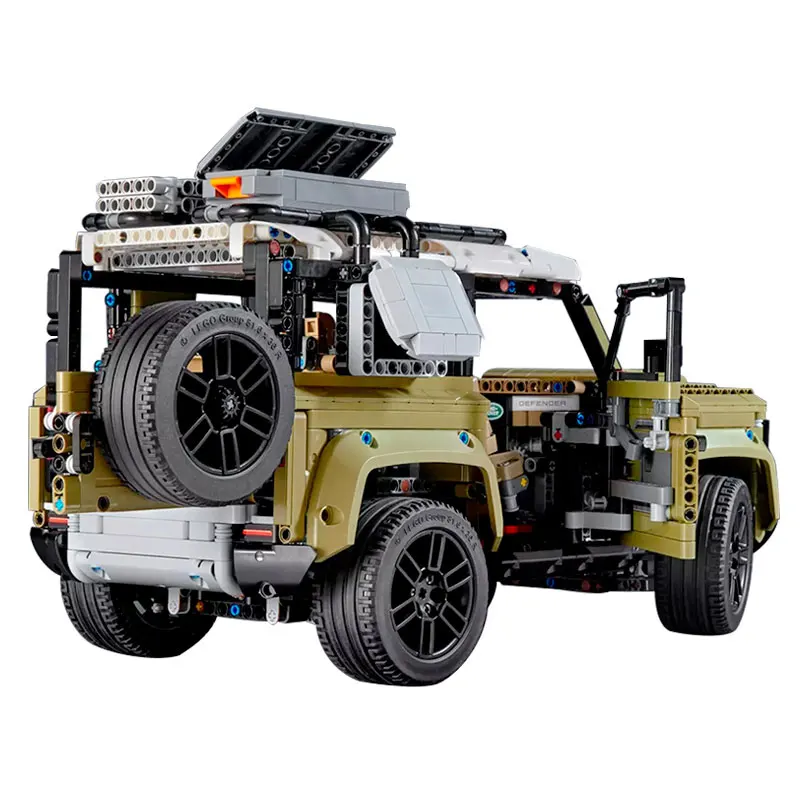 Lepinblocks 93018 Technic Car Series Land Rover Defender с мотором 2830 шт модель строительного 42110 игрушки