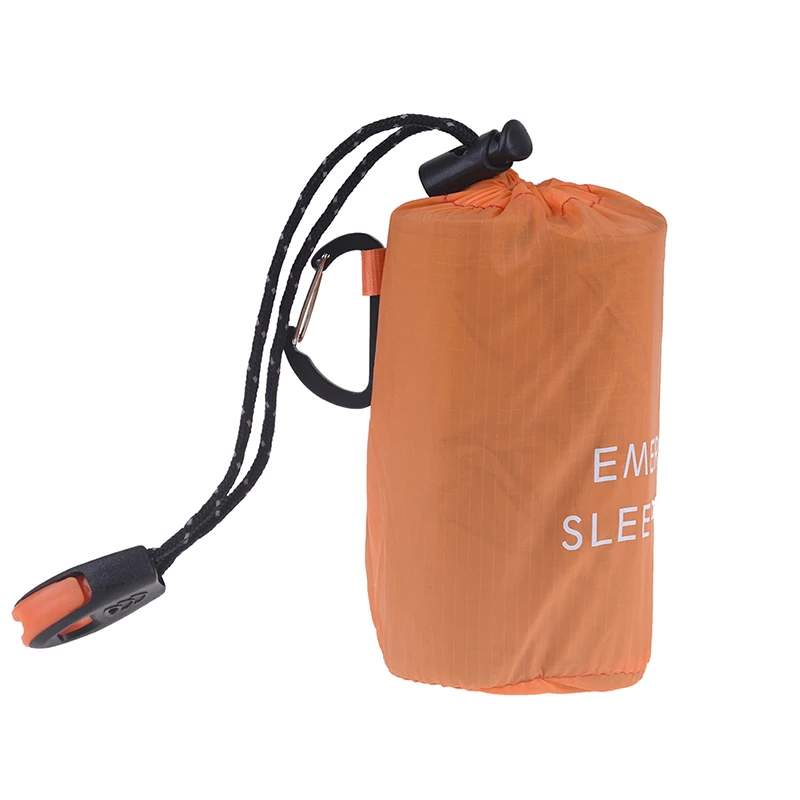 

New Emergency Sleeping Bag Emergency First Aid Sleeping Bag PE Aluminum Film Tent For Outdoor Camping And Hiking Sun Protection