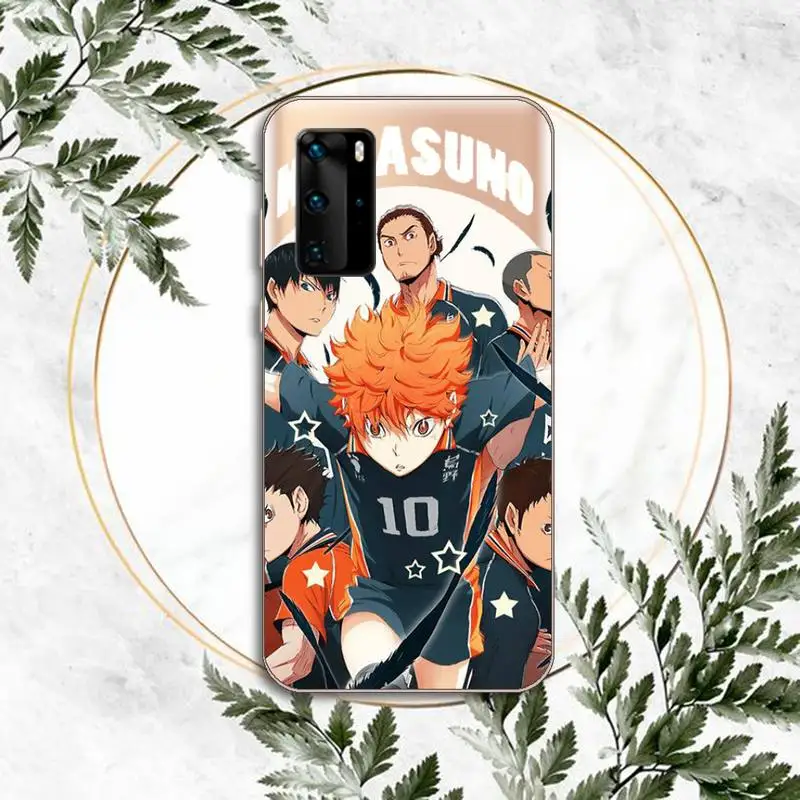 

haikyuu Phone Case Clear Transparent for huawei honor P 40 30 20 lite Pro 10 i 8 9 x p smart 2019