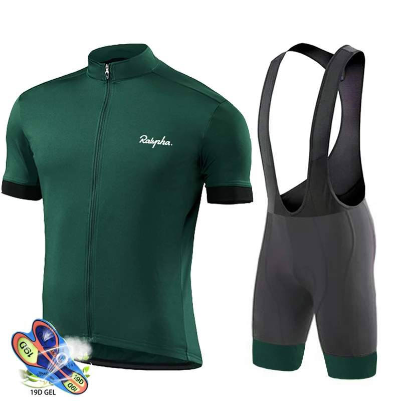 

Cycling Jersey 2019 Pro Team Ralvpha Men Cycling Set Racing Bicycle Clothing Suit Breathable Mountain Bike Clothes Sportwears