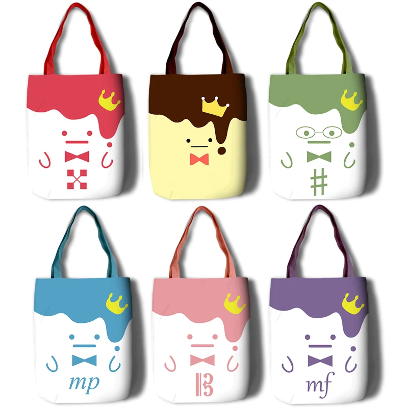 

Новинка японское аниме Idolish7 лечебный Idol King пудинг для девушек женские холщовые сумки через плечо большая сумка Милая женская сумка