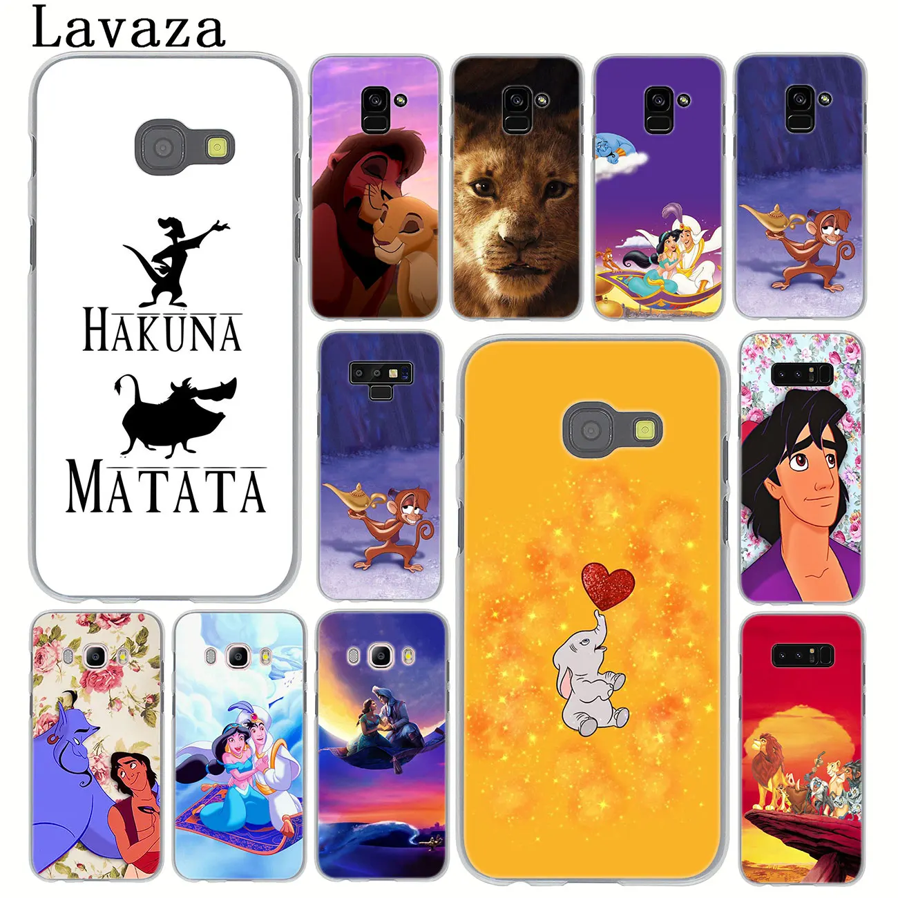 Чехол для телефона Lavaza The lion king Аладдин Samsung Galaxy Note 10 9 8 A9 A8 A7 A6 Plus 2018 A3 A5 2015 2016 2017 A2 |