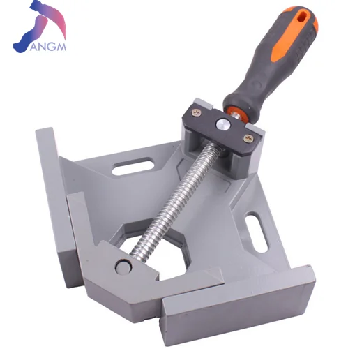 

Aluminum Single Handle 90 Degree Right Angle Clamp Angle Clamp Woodworking Frame Clip Right Angle Folder Tool
