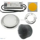 CREE COB CXB3590 светодиодный светильник для выращивания растений, идеальный держатель 50-2303CR, штырьковый теплоотвод Meanwell 60 Вт 100 Вт, драйвер 100 мм, стеклянный объектив, набор сделай сам