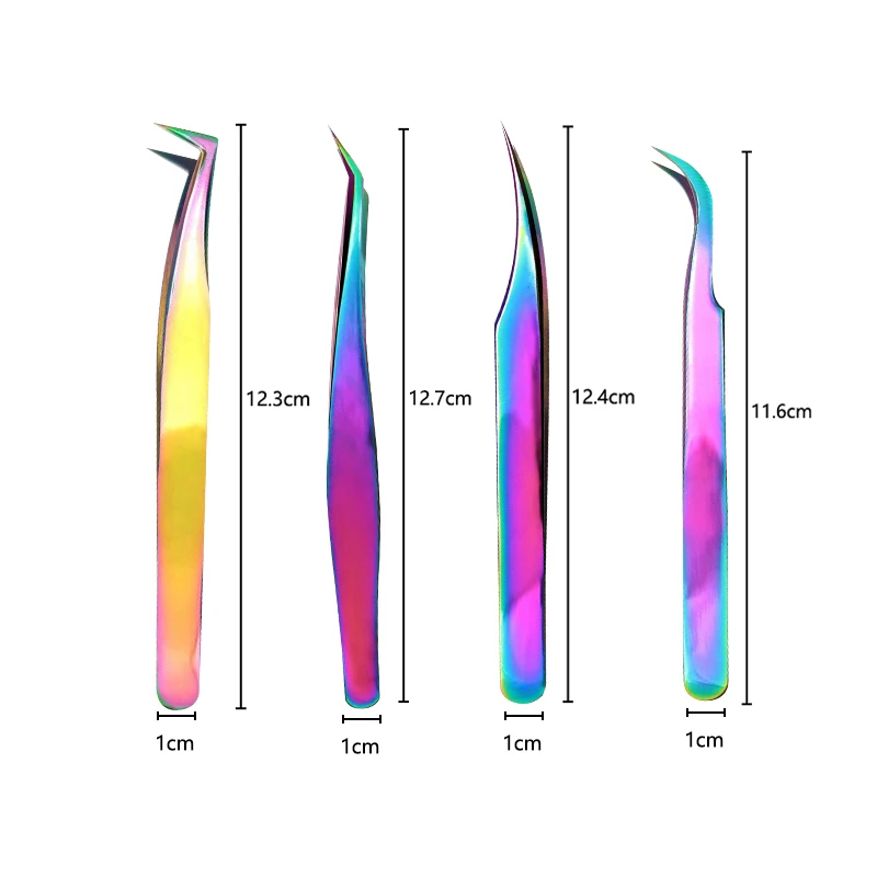 

Professional Eyelashes Extension Tweezers Volume Lashes Stainless Steel Anti-Static Precision Tweezers Makeup Kit Repair Tools