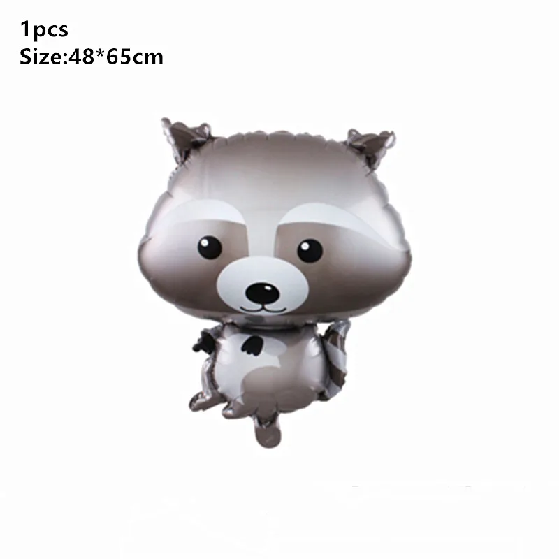 1 шт. большой джунгли Ежик лисий мех енота меховым воротником воздушные шары