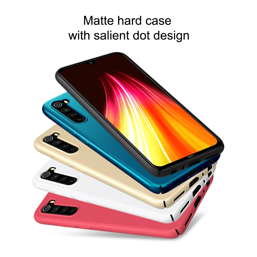 Для Xiaomi Redmi Note 8, 7, 6, 5 Pro чехол Nillkin матовый защитный чехол из поликарбоната чехол-накладка для Xiaomi Redmi Note 8 Pro, 7, 6, 5 Pro, 4, 4X чехол