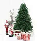 Искусственная новогодняя елка, 4560 см, с металлическим держателем, украшения для гостиной на Рождество, для дома, подставка для рождества L6q6