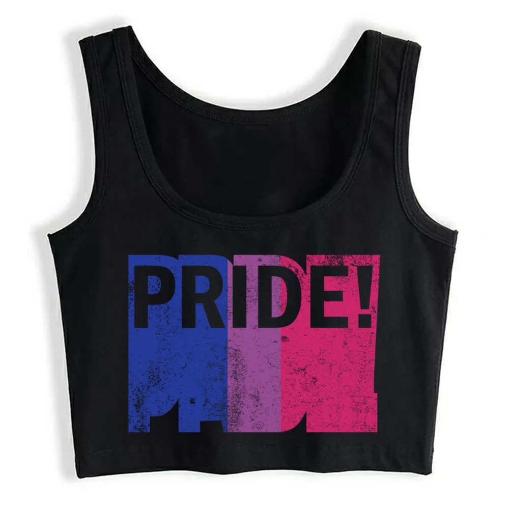 

Crop Top Women Pride Month Lesbian Gay Bisexual Lgbt Aesthetic Y2k Harajuku Gothic Tank Top Female Clothes